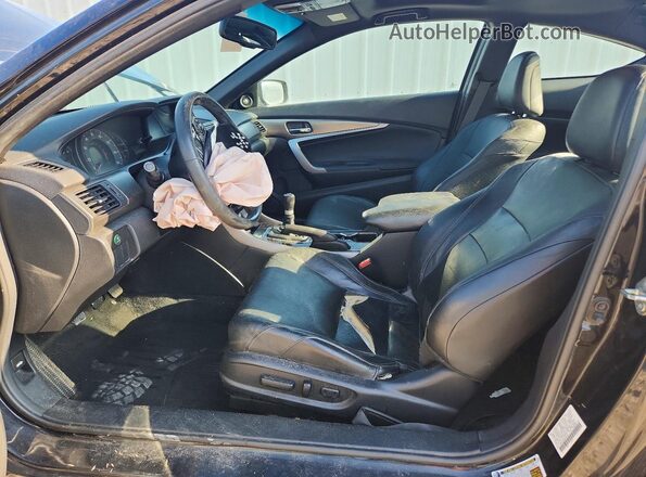 1HGCT2A80GA000655 2016 HONDA ACCORD Black Widok wnętrza z przodu