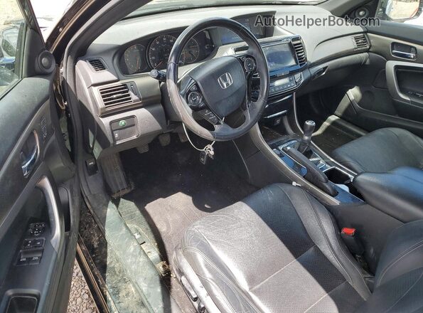 1HGCT2A89HA004835 2017 HONDA ACCORD Черный Вид панели приборов