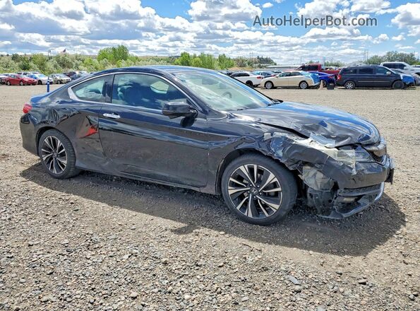 1HGCT2A89HA004835 2017 HONDA ACCORD Черный Передняя правая четверть
