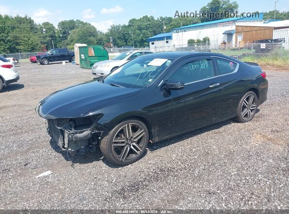 1HGCT2B07GA001701 2016 HONDA ACCORD Black Przód lewy