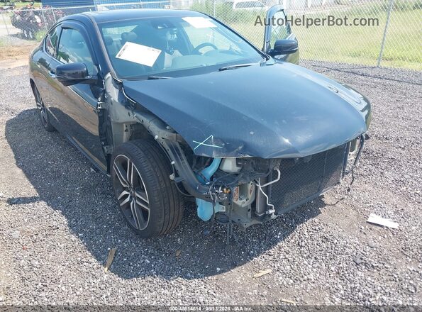 1HGCT2B07GA001701 2016 HONDA ACCORD Black Widok z przodu