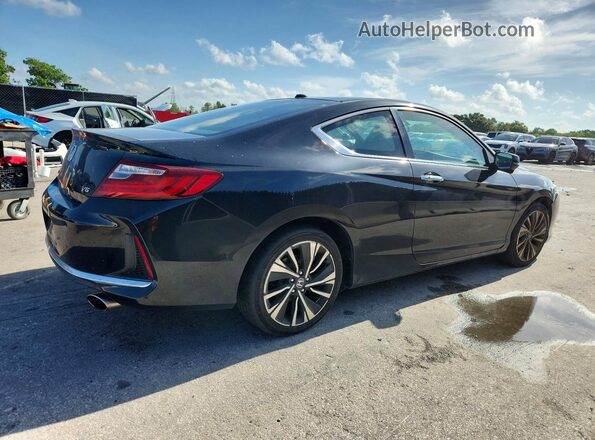 1HGCT2B83HA007020 2017 HONDA ACCORD Black Tył prawy