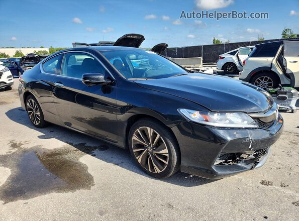 1HGCT2B83HA007020 2017 HONDA ACCORD Black Przód prawy
