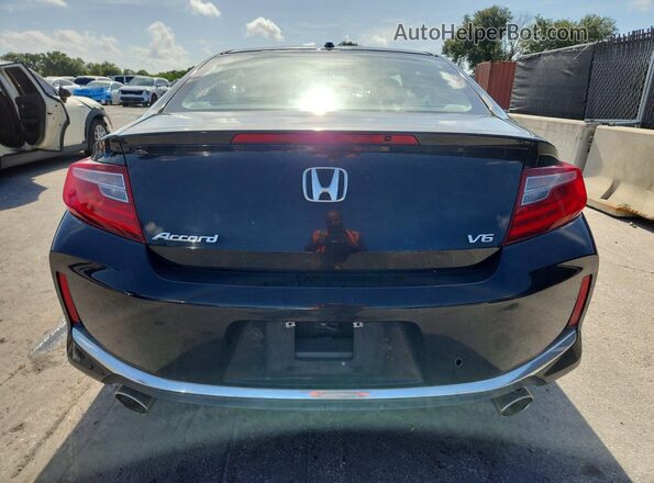 1HGCT2B83HA007020 2017 HONDA ACCORD Black Widok z tyłu