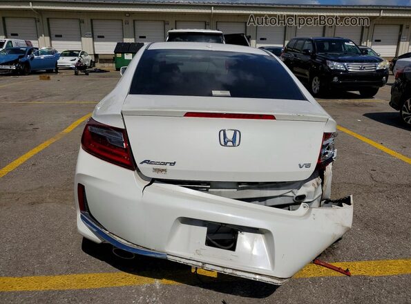 1HGCT2B85GA002268 2016 HONDA ACCORD White Widok z tyłu