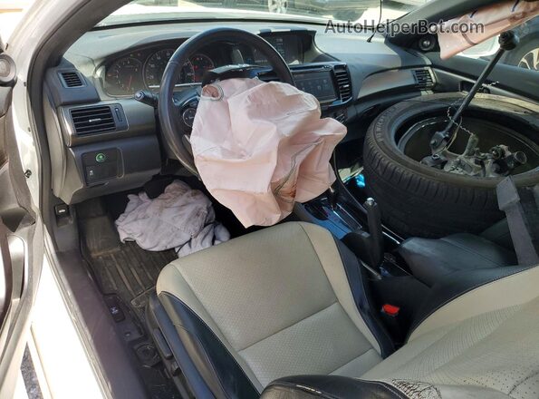 1HGCT2B85GA002268 2016 HONDA ACCORD White Widok deski rozdzielczej