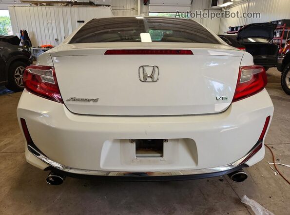 1HGCT2B87GA000196 2016 HONDA ACCORD White Widok z tyłu