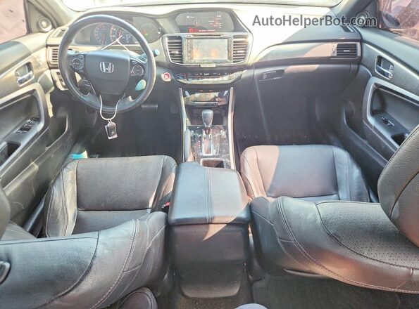 1HGCT2B87HA004038 2017 HONDA ACCORD Gray Dashboard view