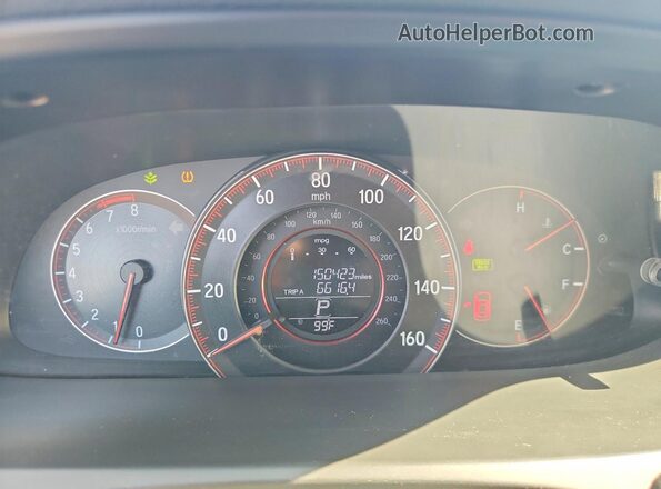 1HGCT2B87HA004038 2017 HONDA ACCORD Gray Instrument cluster view