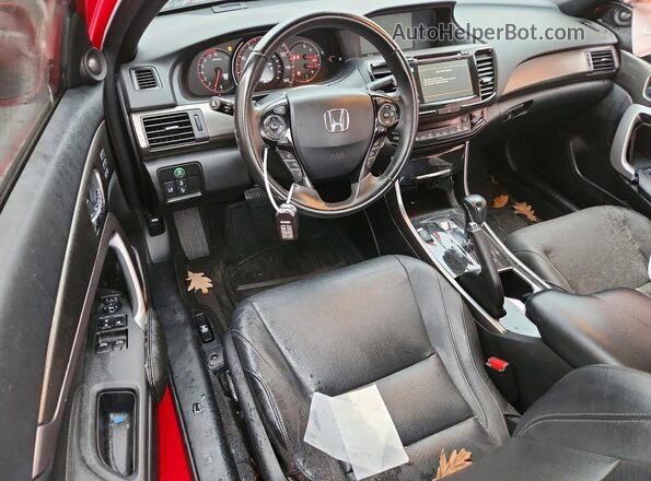 1HGCT2B98GA002273 2016 HONDA ACCORD Red Առջևի վահանակի տեսք
