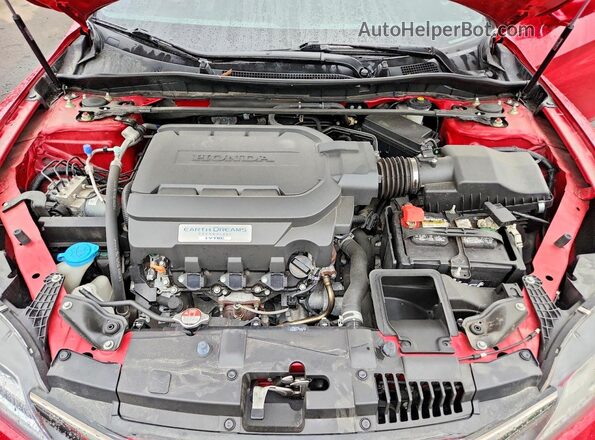 1HGCT2B98GA002273 2016 HONDA ACCORD Red Սալոնի հետևի տեսք