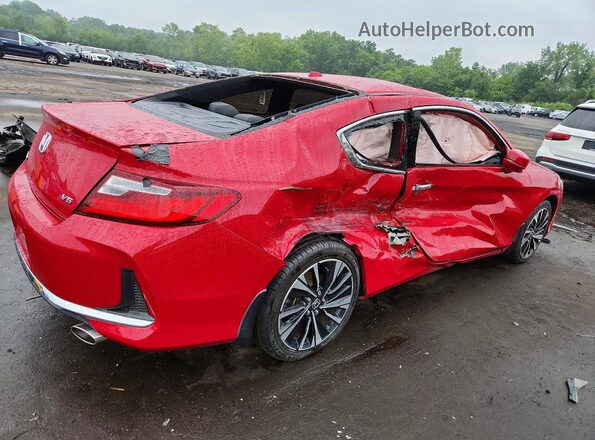 1HGCT2B98GA002273 2016 HONDA ACCORD Red Հետևի աջ