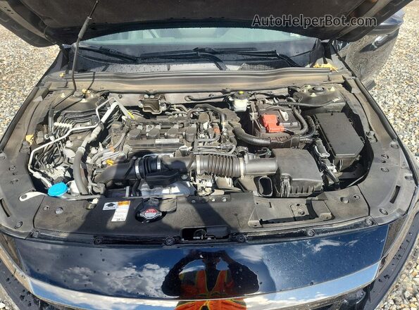 1HGCV1E39KA018745 2019 HONDA ACCORD Черный Вид задней части салона