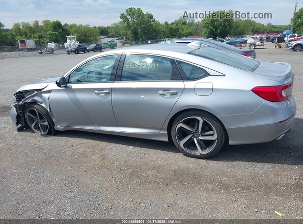 1HGCV1E3XJA034595 2018 HONDA ACCORD Silver Սալոնի 360 աստիճան տեսք