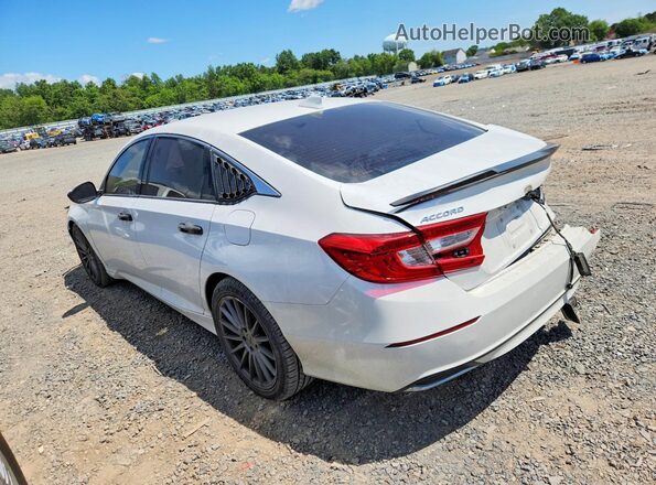 1HGCV1F10JA017284 2018 HONDA ACCORD White Rear left
