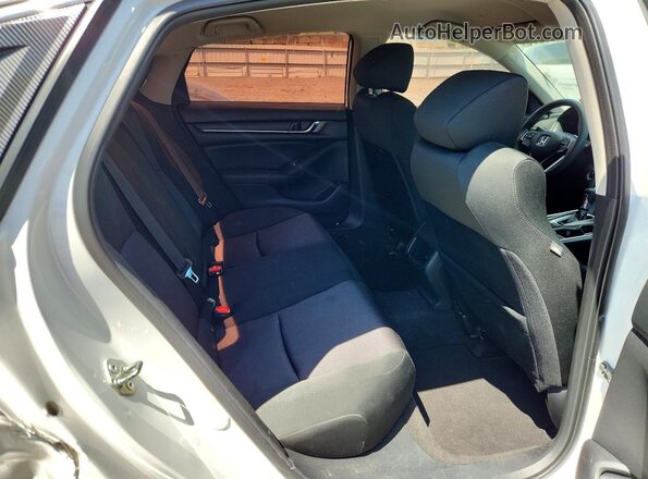 1HGCV1F10JA017284 2018 HONDA ACCORD White Rear seats view