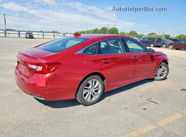 1HGCV1F10JA021206 2018 HONDA ACCORD Red Задня права чверть