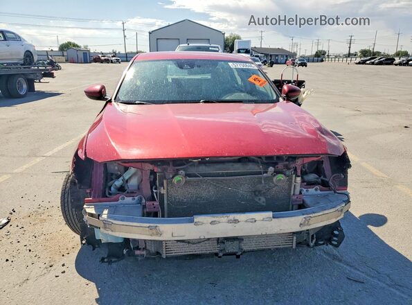 1HGCV1F10JA021206 2018 HONDA ACCORD Red Вид спереду