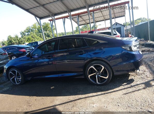 1HGCV1F10JA056568 2018 HONDA ACCORD Blue 360 interior view