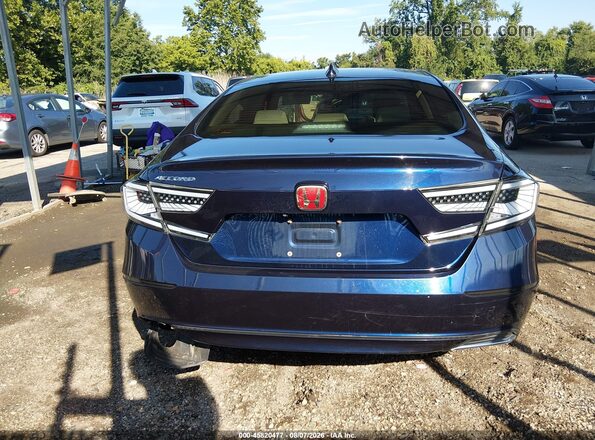 1HGCV1F10JA056568 2018 HONDA ACCORD Blue 