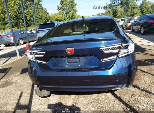 1HGCV1F10JA056568 2018 HONDA ACCORD Blue 