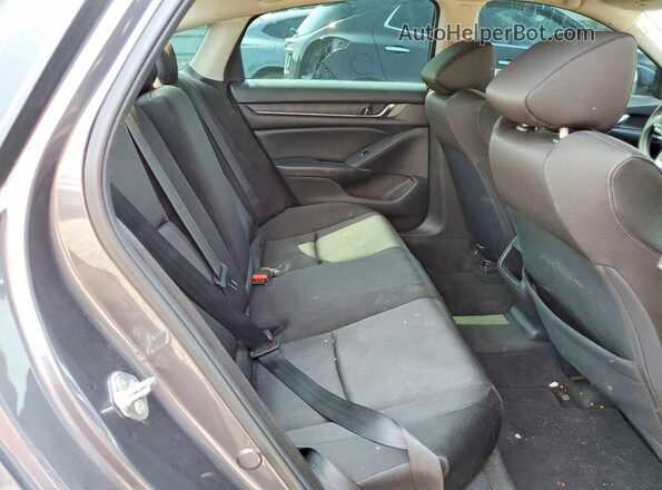 1HGCV1F10JA064895 2018 HONDA ACCORD Gray Rear interior view