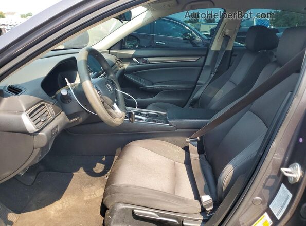 1HGCV1F10JA064895 2018 HONDA ACCORD Gray Dashboard view