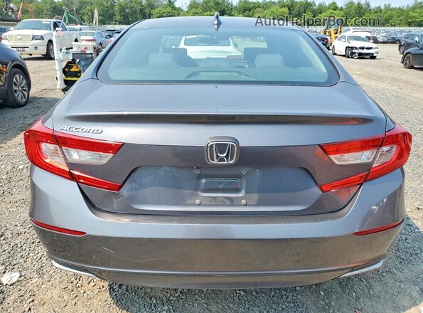 1HGCV1F10JA064895 2018 HONDA ACCORD Gray Front interior view
