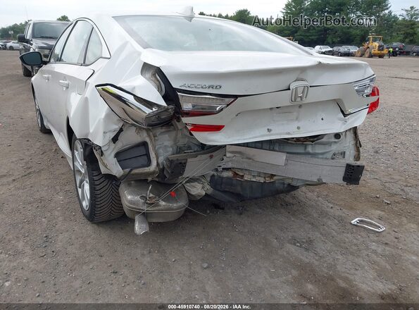 1HGCV1F10JA111049 2018 HONDA ACCORD White Вид спереду