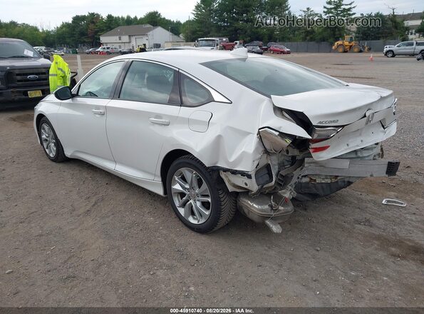 1HGCV1F10JA111049 2018 HONDA ACCORD White Задня ліва чверть
