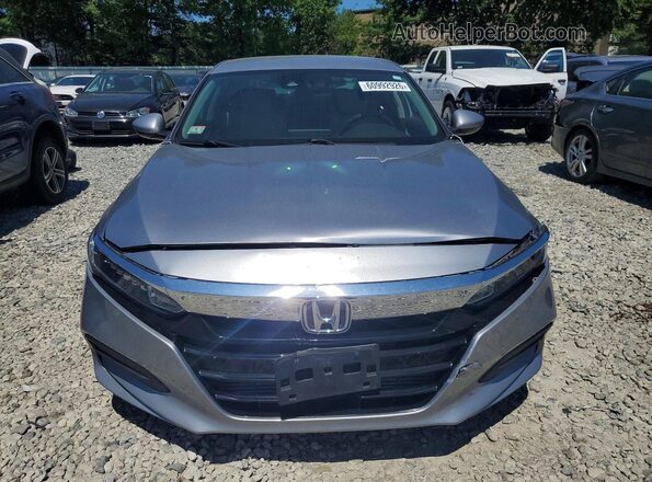 1HGCV1F10JA188228 2018 HONDA ACCORD Gray Вид спереду