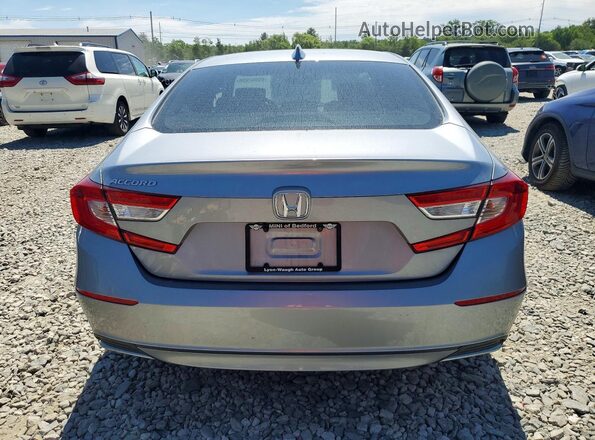 1HGCV1F10JA188228 2018 HONDA ACCORD Gray Вид ззаду