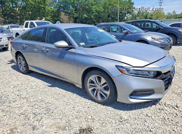 1HGCV1F10JA188228 2018 HONDA ACCORD Gray Передня права чверть