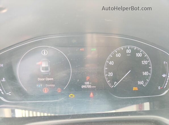 1HGCV1F10JA215234 2018 HONDA ACCORD White Սարքավորումների վահանակի տեսք