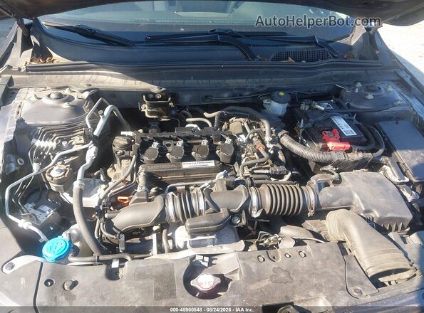 1HGCV1F10JA230641 2018 HONDA ACCORD Gray Rear view