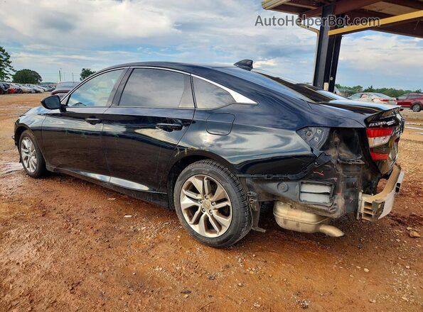 1HGCV1F10JA251523 2018 HONDA ACCORD Black უკანა მარცხენა
