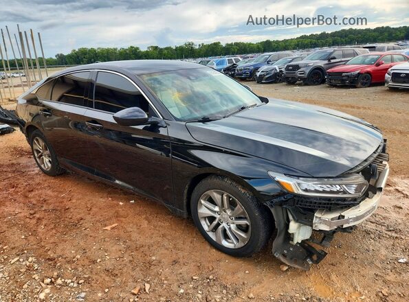 1HGCV1F10JA251523 2018 HONDA ACCORD Black წინა მარჯვენა