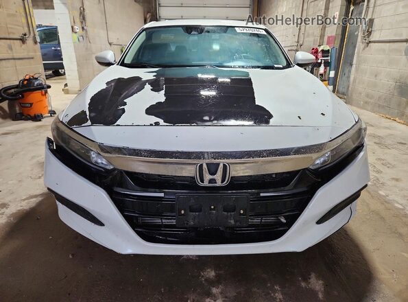 1HGCV1F10KA017612 2019 HONDA ACCORD White Front view