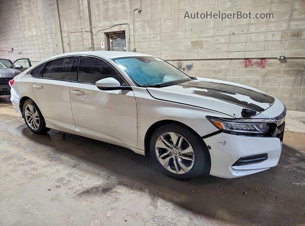 1HGCV1F10KA017612 2019 HONDA ACCORD White Front right