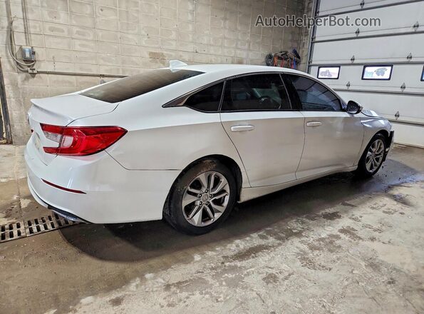 1HGCV1F10KA017612 2019 HONDA ACCORD White Rear right