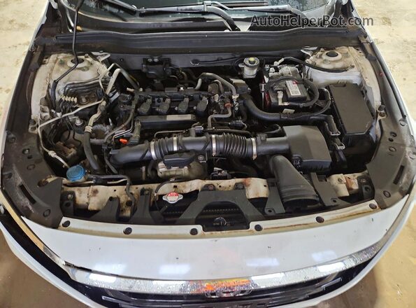 1HGCV1F10KA017612 2019 HONDA ACCORD White Rear interior view
