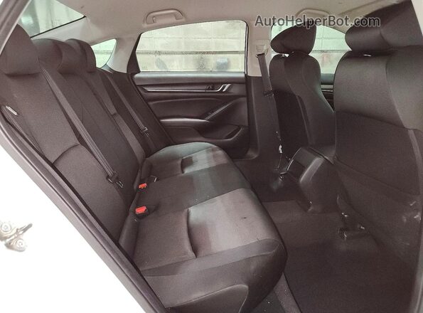 1HGCV1F10KA017612 2019 HONDA ACCORD White Rear seats view