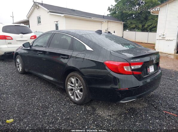 1HGCV1F10KA049928 2019 HONDA ACCORD Black Tył lewy
