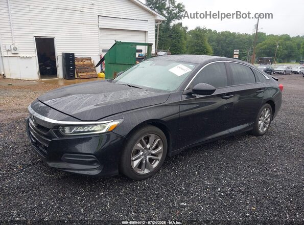 1HGCV1F10KA049928 2019 HONDA ACCORD Black Przód lewy