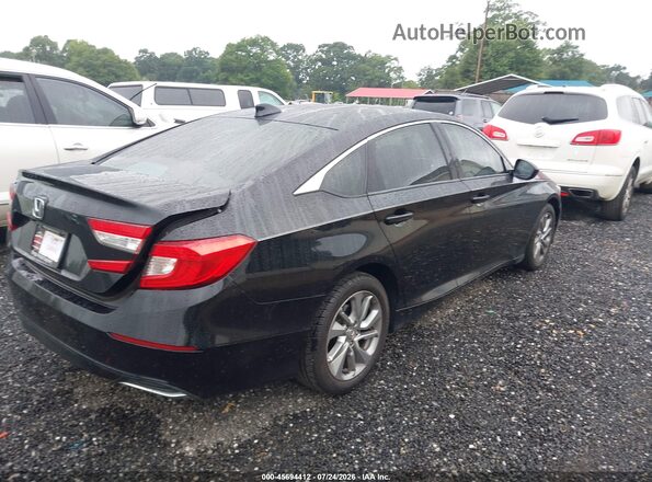 1HGCV1F10KA049928 2019 HONDA ACCORD Black Tył prawy