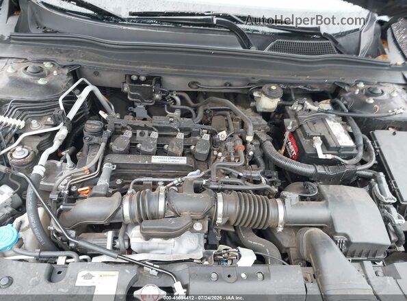 1HGCV1F10KA049928 2019 HONDA ACCORD Black Widok z tyłu