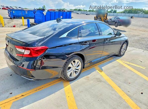 1HGCV1F10KA072688 2019 HONDA ACCORD Black Rear right