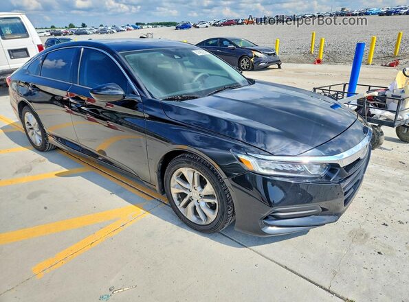 1HGCV1F10KA072688 2019 HONDA ACCORD Black Front right