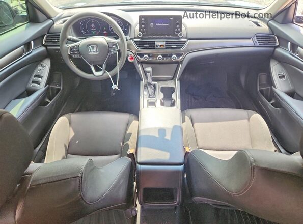 1HGCV1F10KA072688 2019 HONDA ACCORD Black Dashboard view