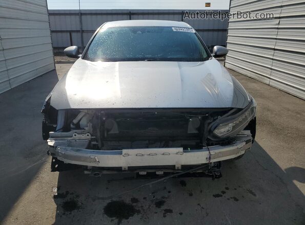 1HGCV1F10KA165131 2019 HONDA ACCORD Серебряный Вид спереди